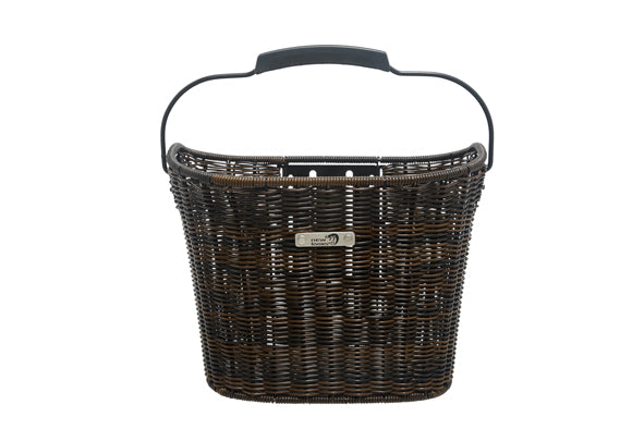 Fietsmand NewLooxs Lombok 19 liter 34 x 25 x 25 cm - rattan dark