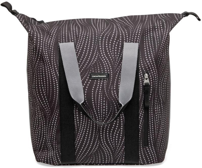 Fietsshopper New Looxs Kota Alma 24 liter - 45 x 18 x 36 cm - zwart