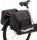 Dubbele fietstas New Looxs Joli Alma 37 liter - 38 x 18 x  30 cm (2x) - zwart