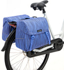 Dubbele fietstas New Looxs Joli Alma 37 liter - 38 x 18 x  30 cm (2x) - blauw