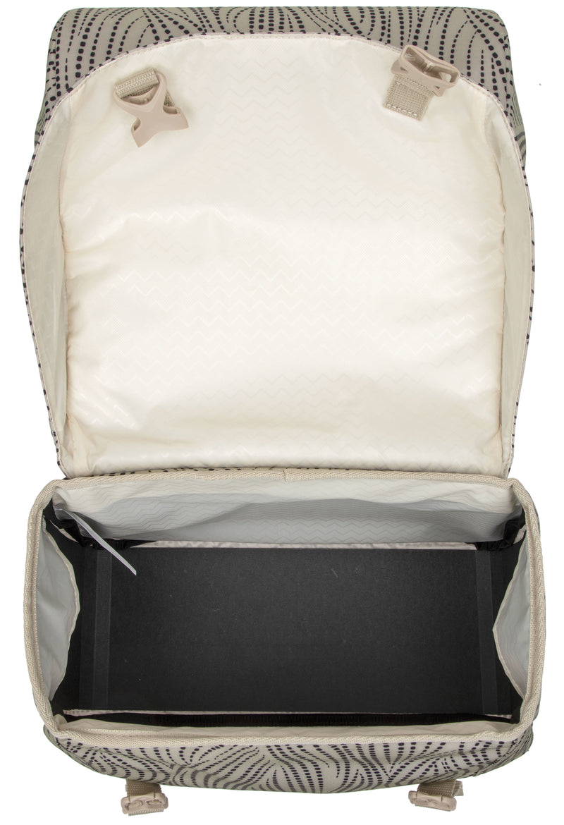 Dubbele fietstas New Looxs Joli Alma 37 liter - 38 x 18 x  30 cm (2x) - sand