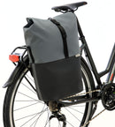 Fietsshopper New Looxs Nyborg 17 liter 30 x 17 x 37 cm - donkergrijs/zwart