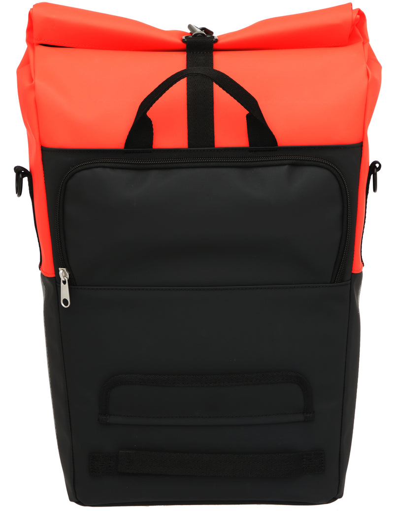 Fietsshopper New Looxs Nyborg 17 liter 30 x 17 x 37 cm - rood/zwart
