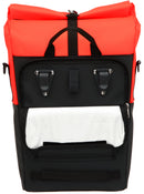 Fietsshopper New Looxs Nyborg 17 liter 30 x 17 x 37 cm - rood/zwart