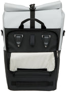 Fietsshopper New Looxs Nyborg 17 liter 30 x 17 x 37 cm - lichtgrijs/zwart