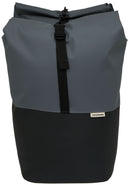 Dubbele fietstas New Looxs Nyborg 34 liter - 30 x 17 x 37cm (x2) - donkergrijs/zwart