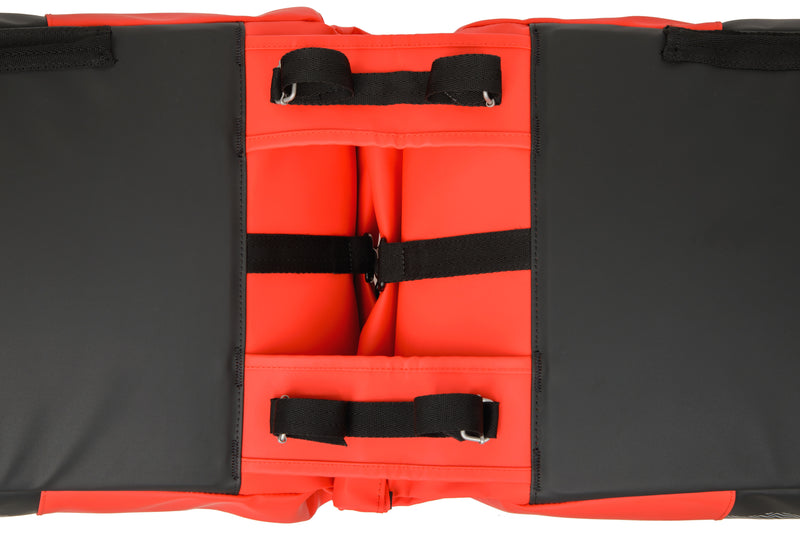 Dubbele fietstas New Looxs Nyborg 34 liter - 30 x 17 x 37cm (x2) - rood/zwart