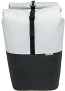 Dubbele fietstas New Looxs Nyborg 34 liter - 30 x 17 x 37cm (x2) - lichtgrijs/zwart