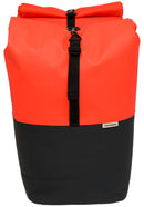 Dubbele fietstas New Looxs Nyborg MIK 34 liter - 30 x 17 x 37cm (x2) - rood/zwart