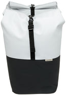 Dubbele fietstas New Looxs Nyborg MIK 34 liter - 30 x 17 x 37cm (x2) - lichtgrijs/zwart