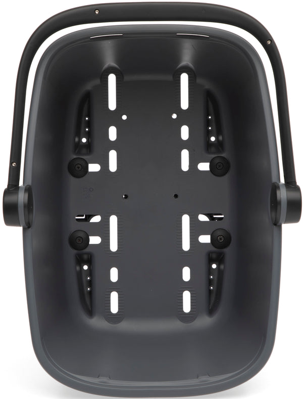 Gerecyclede (honden)fietsmand New Looxs Clipper Racktime 2.0 - anthraciet