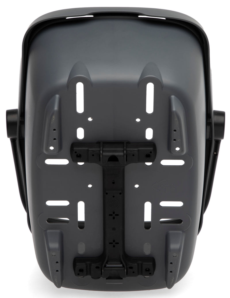 Gerecyclede (honden)fietsmand New Looxs Clipper Racktime 2.0 - anthraciet