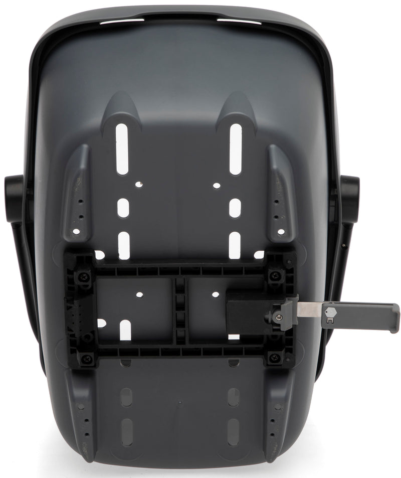 Gerecyclede (honden)fietsmand New Looxs Clipper MIK 28 liter - 49 x 37 x 29 cm - anthraciet