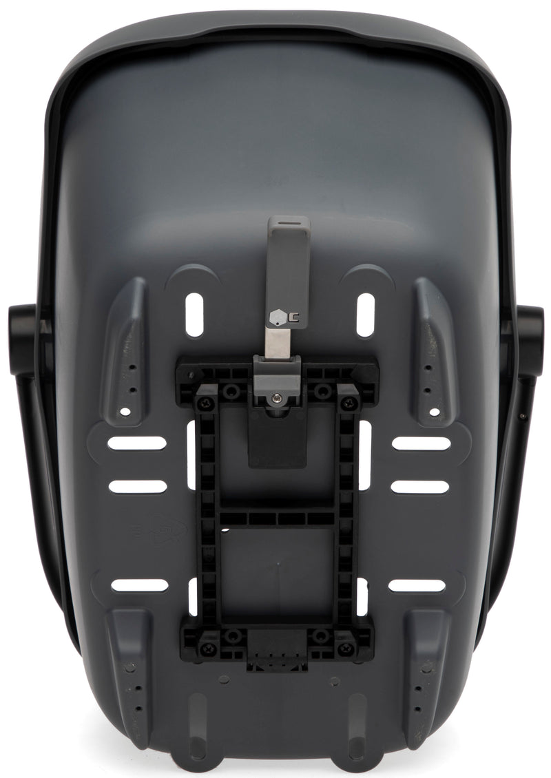 Gerecyclede (honden)fietsmand New Looxs Clipper MIK 28 liter - 49 x 37 x 29 cm - anthraciet