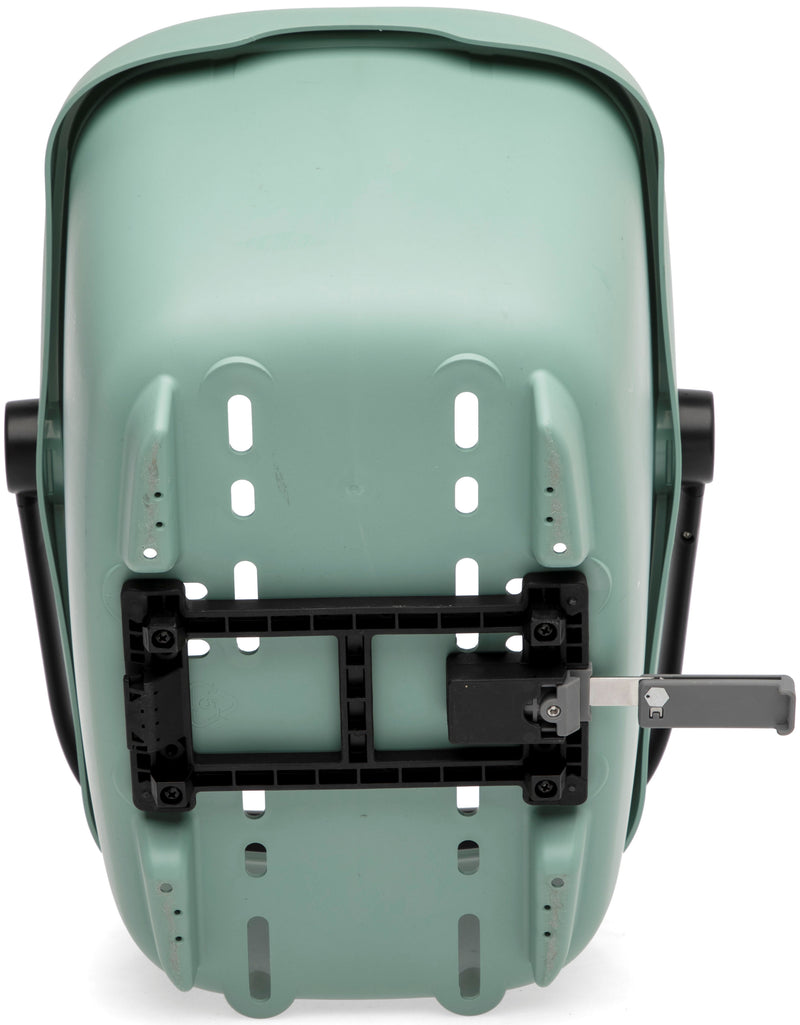 Gerecyclede (honden)fietsmand New Looxs Clipper MIK 28 liter - 49 x 37 x 29 cm - groen