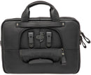 Laptoptas New Looxs Luko 7.5 liter - 42 x 6 x 30 cm - gemaakt van luxe leder - zwart