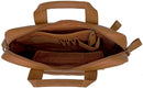Laptoptas New Looxs Luko 7.5 liter - 42 x 6 x 30 cm - gemaakt van luxe leder - cognac