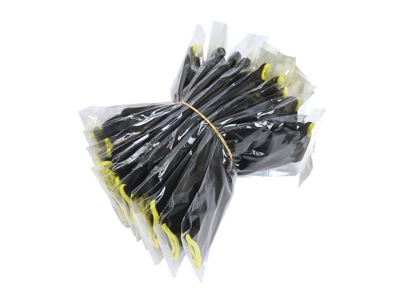 Montagehandschoen werkplaats polyester met PU-coating M - zwart