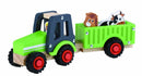 Simply for Kids Houten Tractor + Aanhanger en Dieren