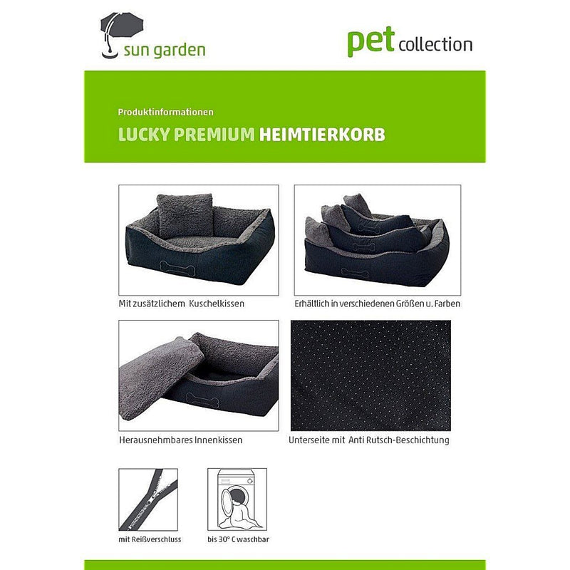 Sun Garden  Luxe Hondenmand Lucky 80x70x20 cm Bruin/Beige