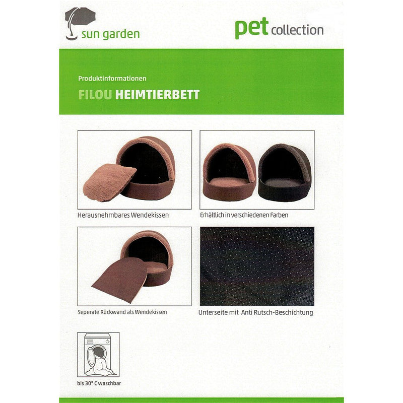 Sun Garden Filou Luxe Honden- en Kattenbed 42x45x41 cm Bruin/Beige