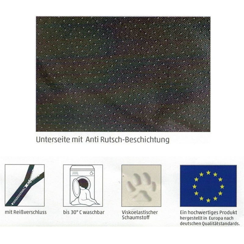 Sun Garden Pallina Orthopedisch Hondenkussen 100x80x27 cm Antraciet