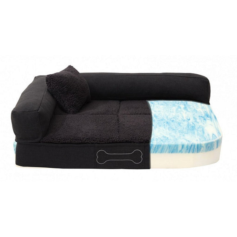 Sun Garden Pallina Orthopedisch Hondenkussen 100x80x27 cm Antraciet