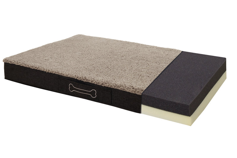 Sun Garden Buddy Orthopedisch Hondenkussen 120x72x10cm Grijs/Antraciet