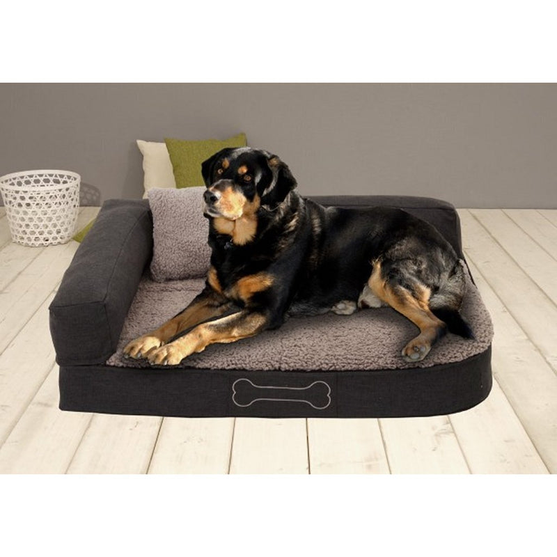 Sun Garden Pallina Orthopedisch Hondenkussen 100x80x27cm Antraciet/Grijs