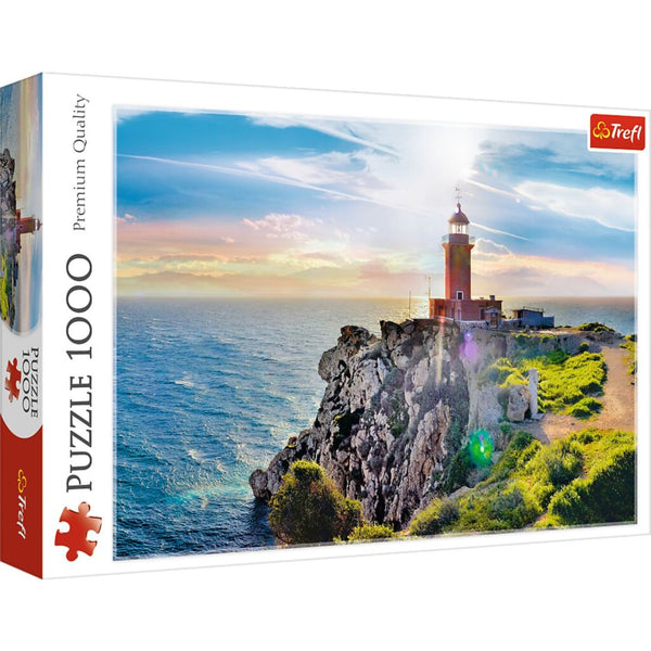 Puzzel Vuurtoren Griekenland - 1000 stukjes - Legpuzzel Trefl