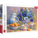 Trefl Puzzel Blauw Boeket 1000 Stukjes