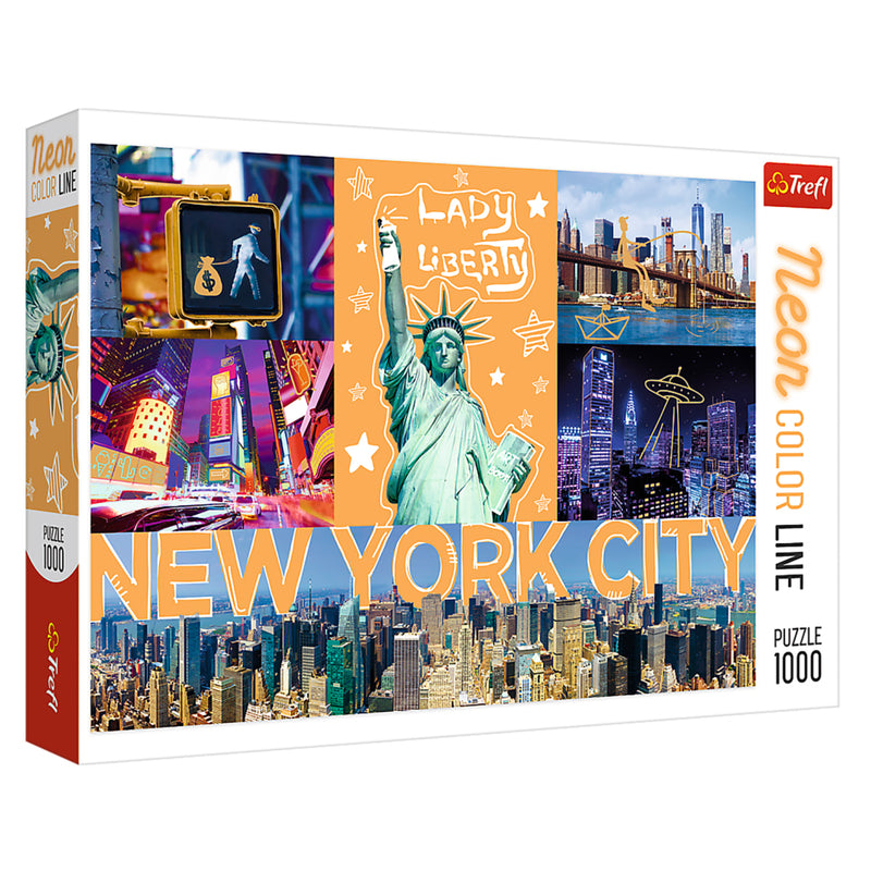 Trefl Puzzel Neon Color Line New York 1000 Stukjes
