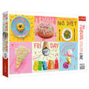 Trefl Neon Color Line Puzzel Sweets 1000 Stukjes