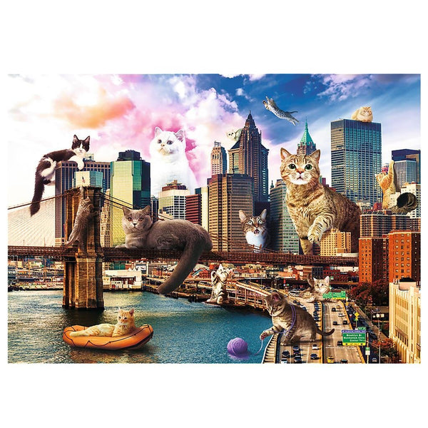 Trefl Funny Cities Puzzel New York 1000 Stukjes