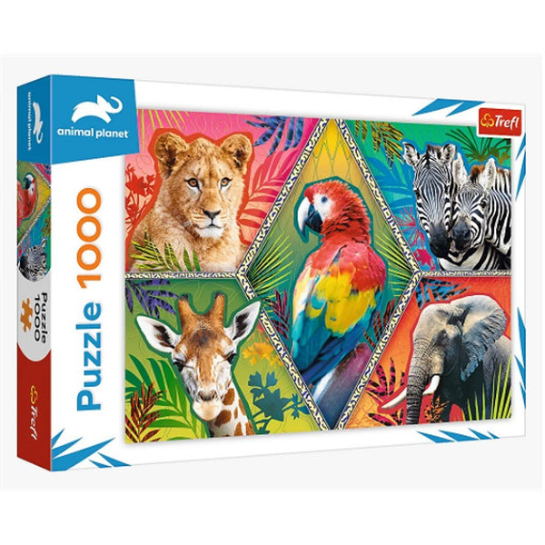 Trefl Animal Planet Puzzel Exotische Dieren 1000 Stukjes