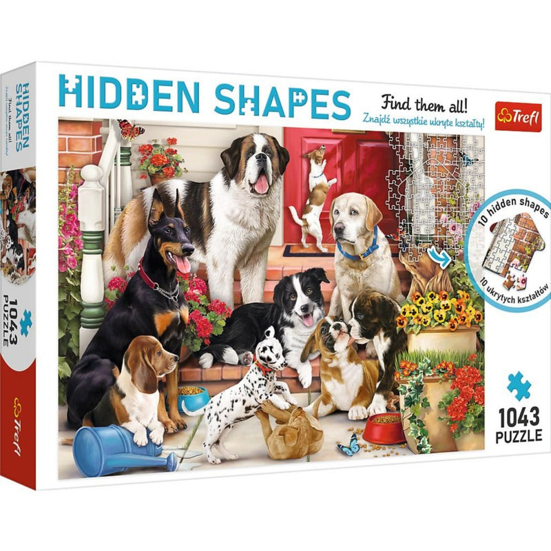 Trefl Hidden Shapes Puzzel Honden 1043 Stukjes