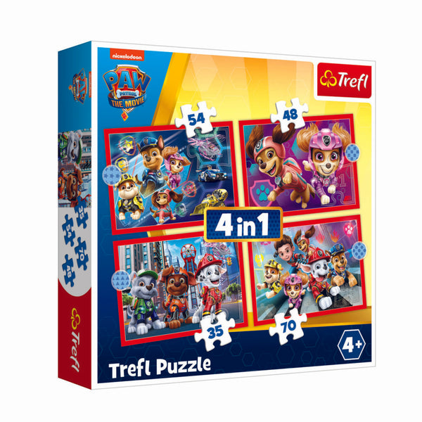 Trefl 4in1 Puzzel Paw Patrol The Movie