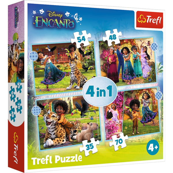 Trefl 4in1 Puzzel Disney Encanto 35-70 Stukjes