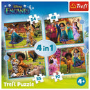 Trefl 4in1 Puzzel Disney Encanto 35-70 Stukjes