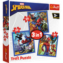 Trefl 3in1 Puzzel Spiderman 20-50 Stukjes