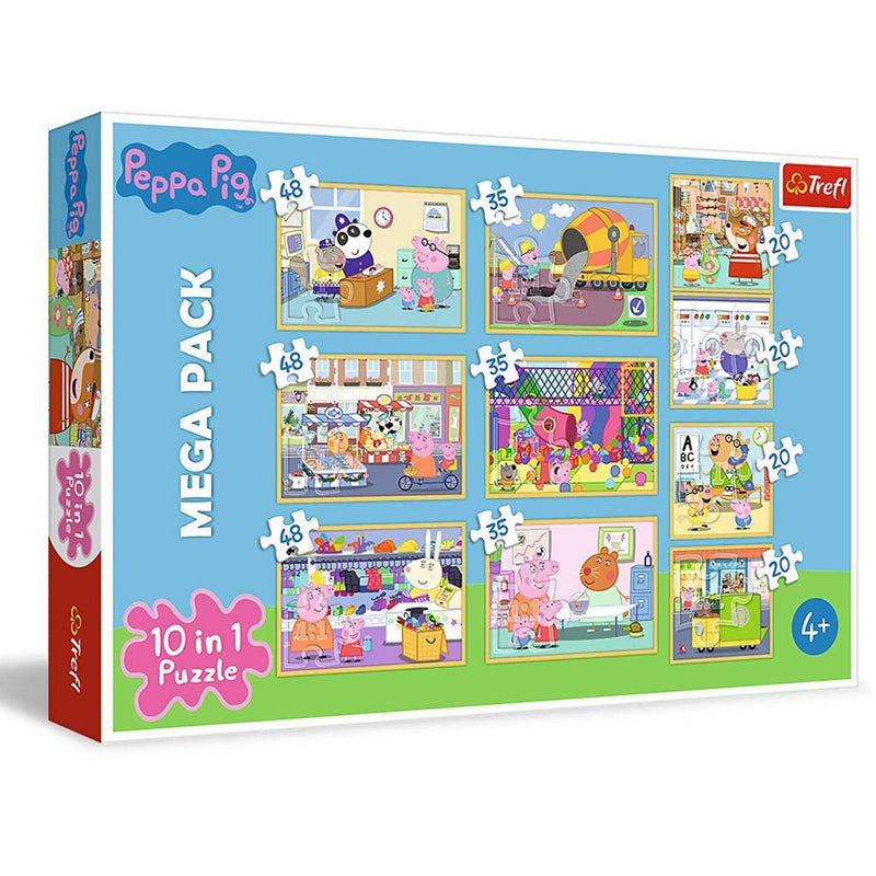 Trefl Peppa Pig Puzzel 10in1