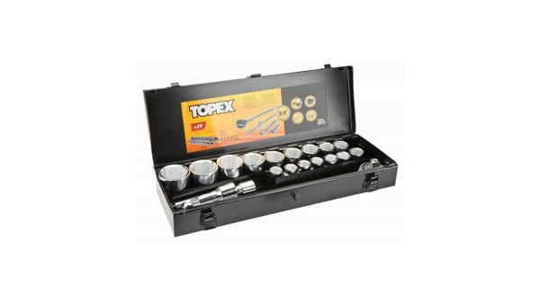 Topex Doppenset 21dlg 3/4