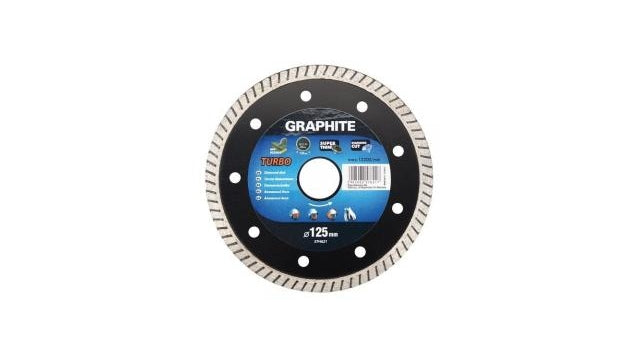 Graphite Diamantschijf 200x22x6,0x1,6mm Turbo Super Dun MPA EN13236