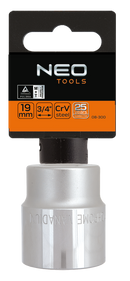 Neo Tools Dop 41 3/4 Aansluiting 12 Kant DIN 3124 CRV Staal TUV M+T