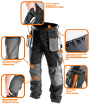 Neo Tools Werkbroek L/52 Oxford Bescherming 35% Katoen-65% Polyester 267 Gr/m2 CE-EN340