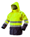 Neo Tools Hi-Vision Werk Jas Met Microfleece Geel XL/54 Poliester Oxford Binnenkant Bewerkt Met Fle