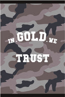 Schrift in gold we trust lijn A4 2021/22