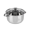 Renberg Stoompan 3.1 Liter - Rijst- en Groentestomer - 3-delig - Ø 20 cm - inductie - met glazen de