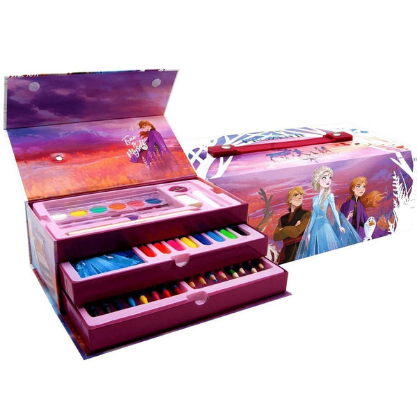 Disney Frozen II Kleurkoffer met Laden 42-delig