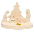 Kaarsjeshouder Kerststal, 7dlg.